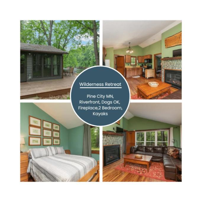 2 Bedroom-Riverfront-Fireplace - Pet Ok Pine City Esterno foto